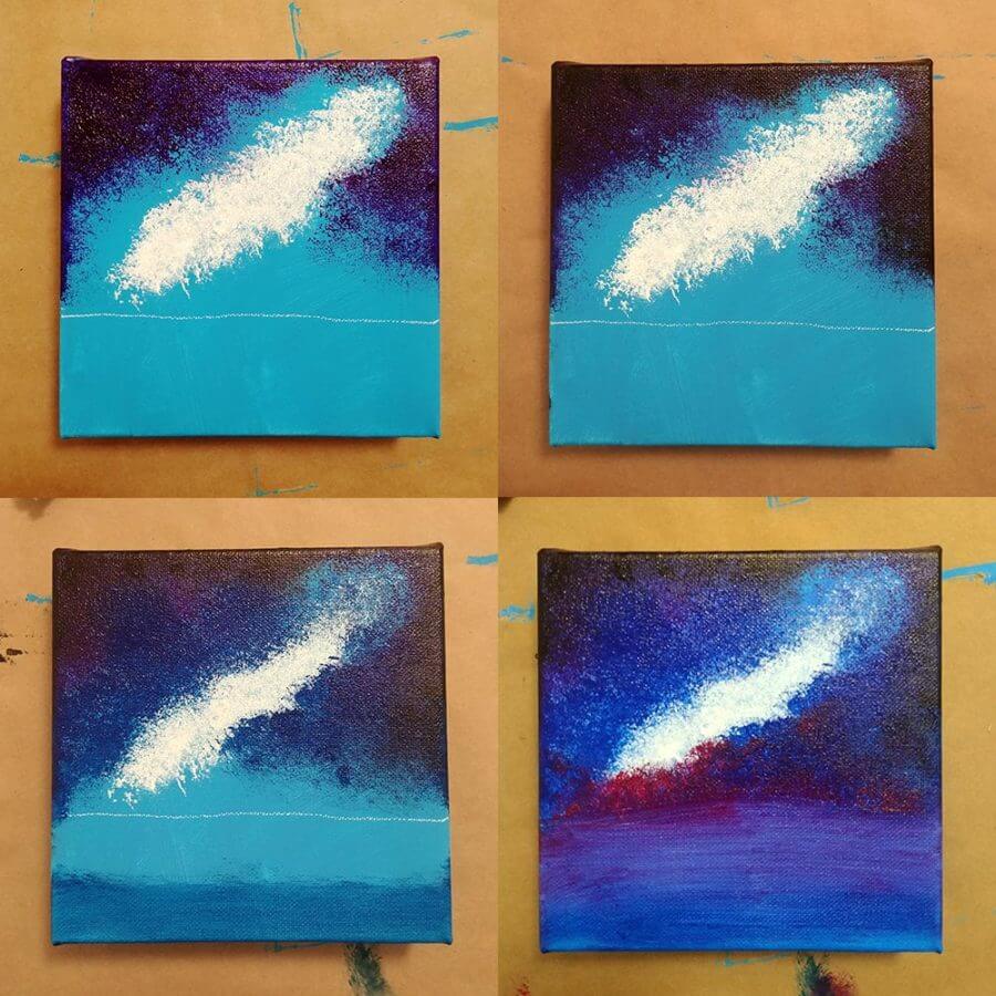 How to Paint a Starfilled Night Sky