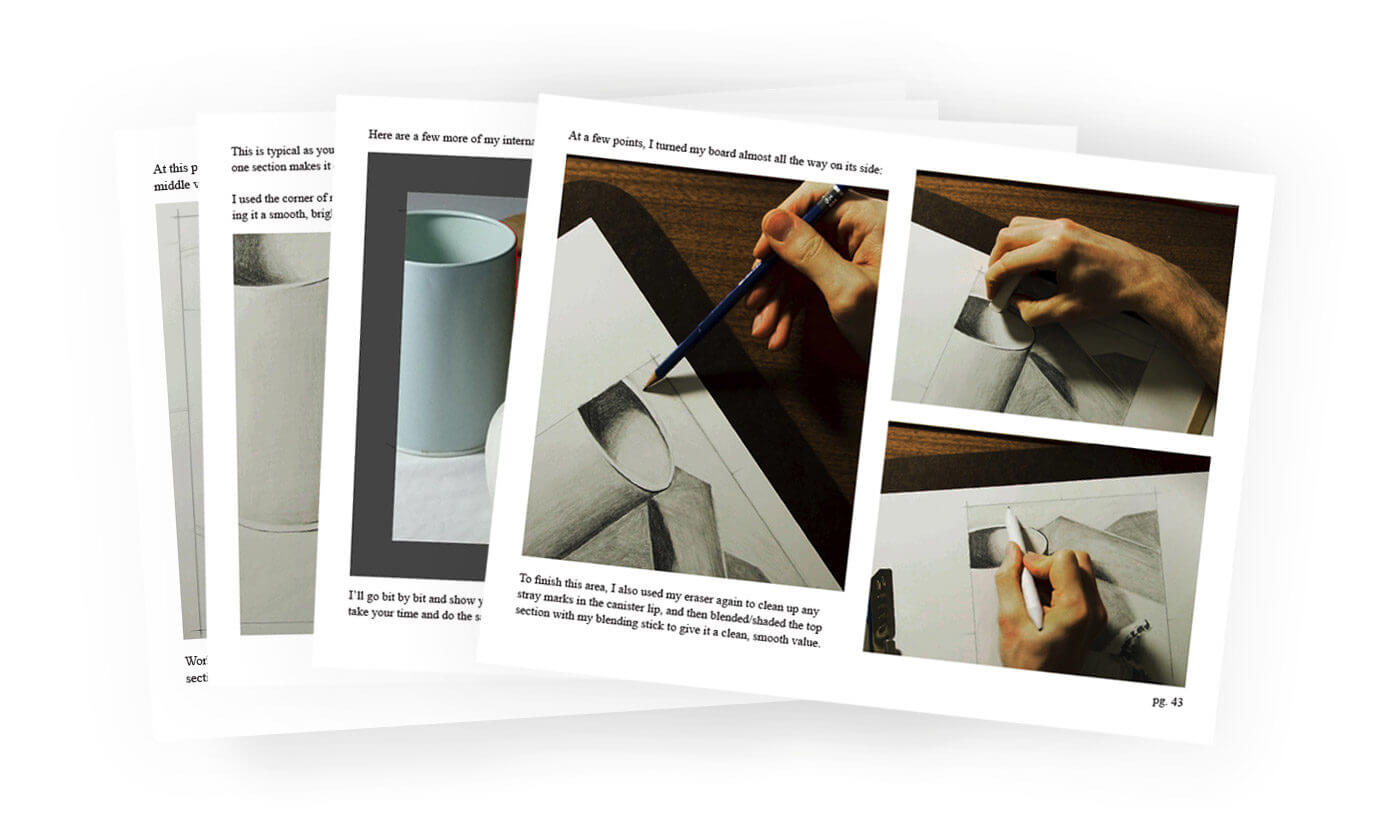 View of 4 pages from the ebook fanned out