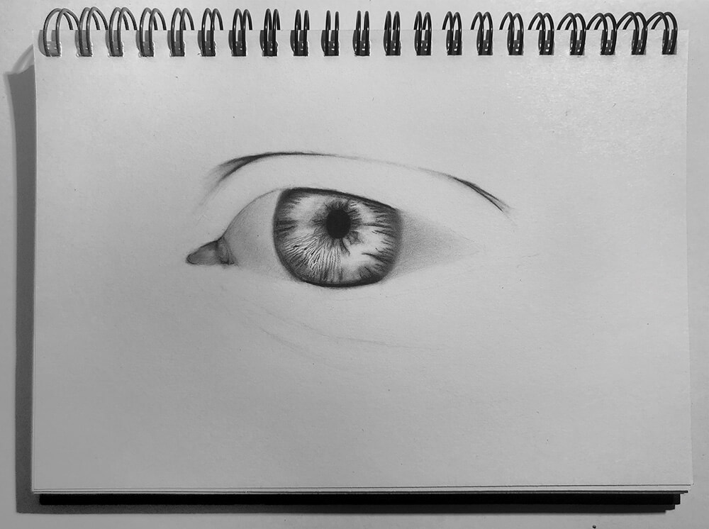 Drawing more shadows to the inner part of the eye